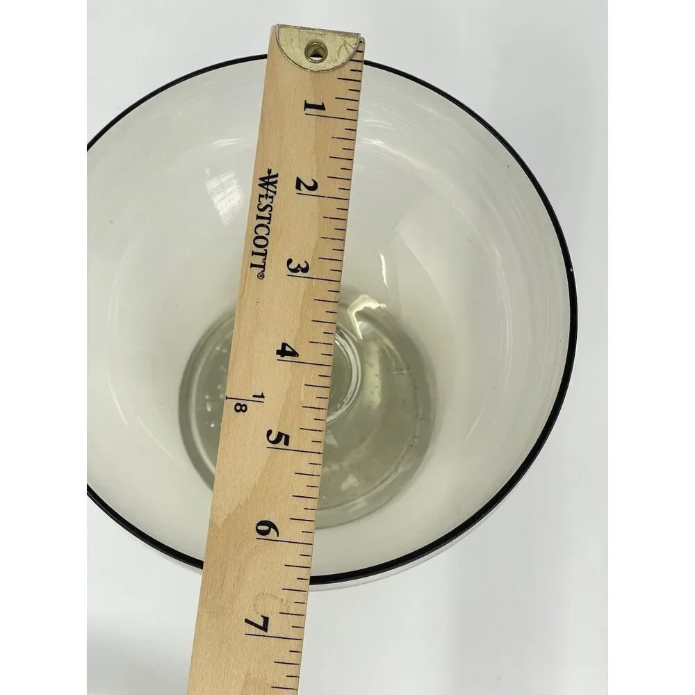 Smoke Gray Controlled Bubbles Pedestal Candy Dish (Maybe By Erickson Art Glass)